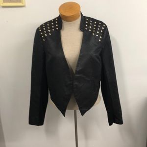 Kardashian Kollection studded Moto Jacket NWOT